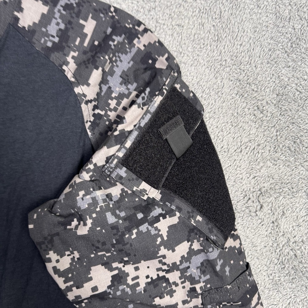 Tru-Spec Combat Shirt Men's S Reg 1/4 Zip Digital Camo Cordura Fabric Tactical - Picture 5 of 12